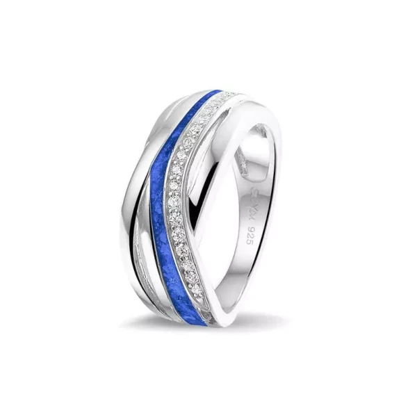 Beautiful memorial ring collection display